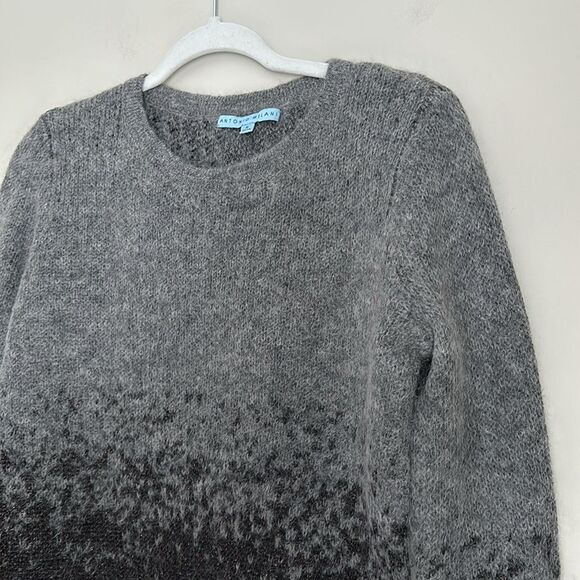 Antonio Melani Women’s Sweater Grey Wool Blend Metalic Size S - Picture 10 of 10